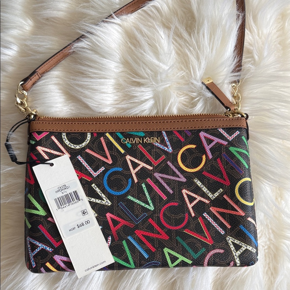 Calvin Klein Colorful Logo Crossbody Bag